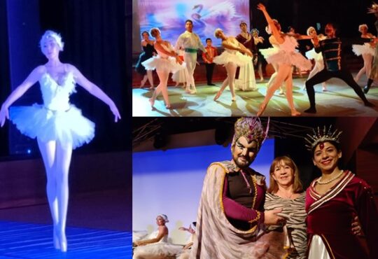 Exitosa presentación de El Lago de los Cisnes en el Centro Cultural (Ex Casino Arica)