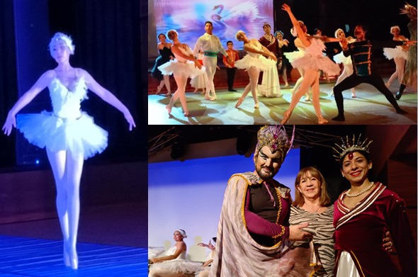 Exitosa presentación de El Lago de los Cisnes en el Centro Cultural (Ex Casino Arica)