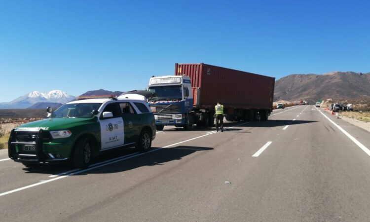 Dos muertos en triple choque en ruta 11 CH al llegar a Putre