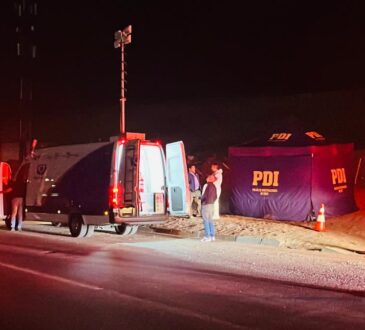 PDI investiga homicidio en avenida Capitán Avalos: Víctima estaba amarrada de pies y manos