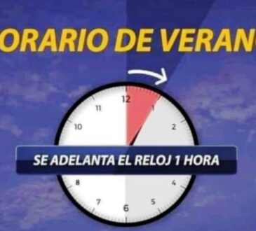 Este sábado los relojes se adelantarán una hora en el país