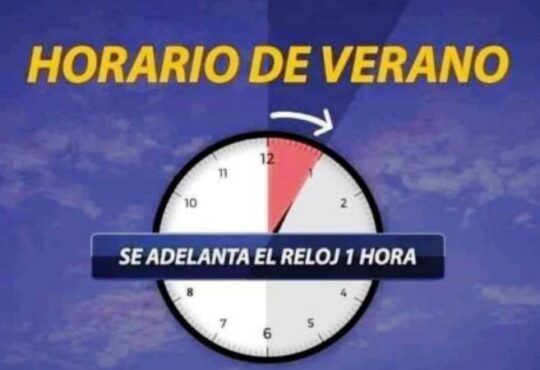 Este sábado los relojes se adelantarán una hora en el país