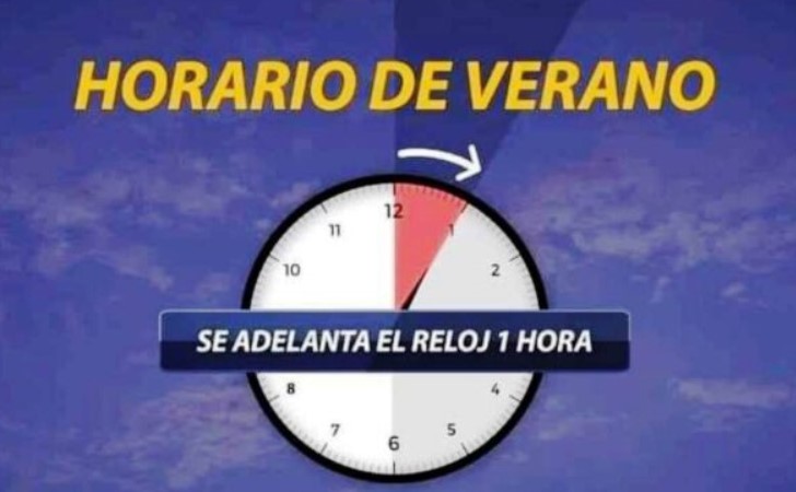 Este sábado los relojes se adelantarán una hora en el país