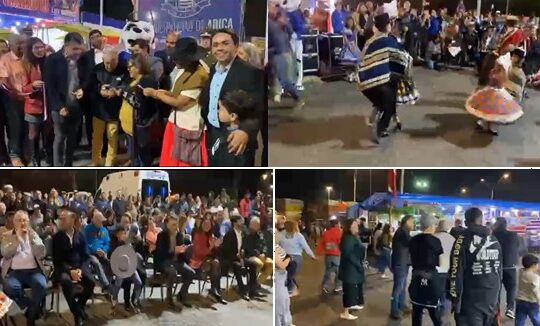 Grato ambiente familiar en inauguración de las Ramadas al pie de Morro