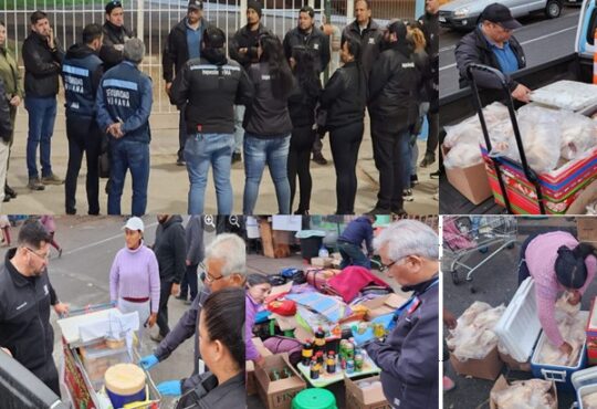 Intensa fiscalización sanitaria a ventas ilegales de alimentos en sector Asoagro