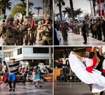 Tradicional saludo de Fiestas Patrias a Chile entregó delegación militar de Tacna