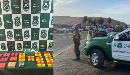 Abandonaron en la pampa más de 22 kilos de cocaína de alta pureza