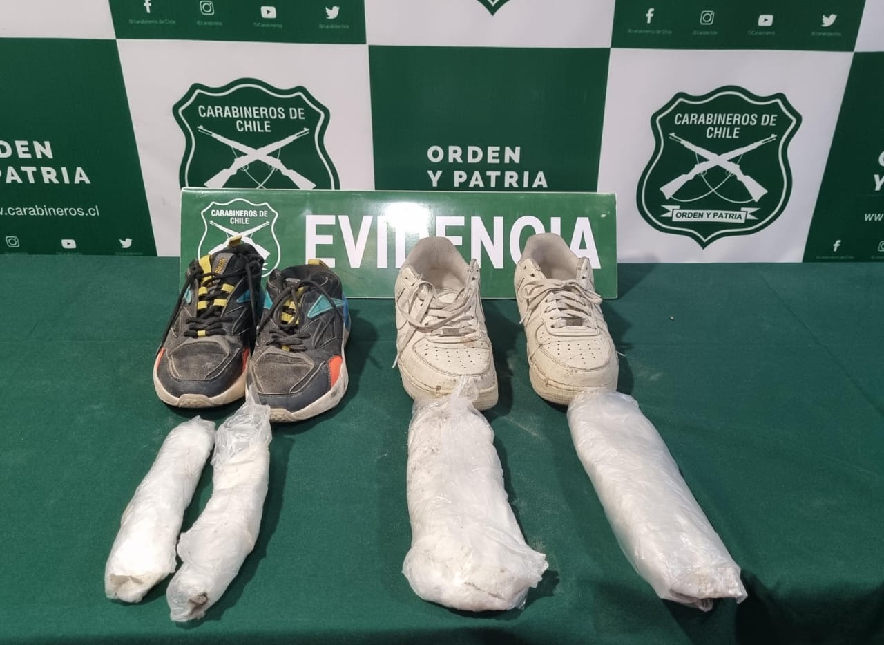 Con zapatillas voladoras y recargadas con ketamina cruzaban raudos la frontera