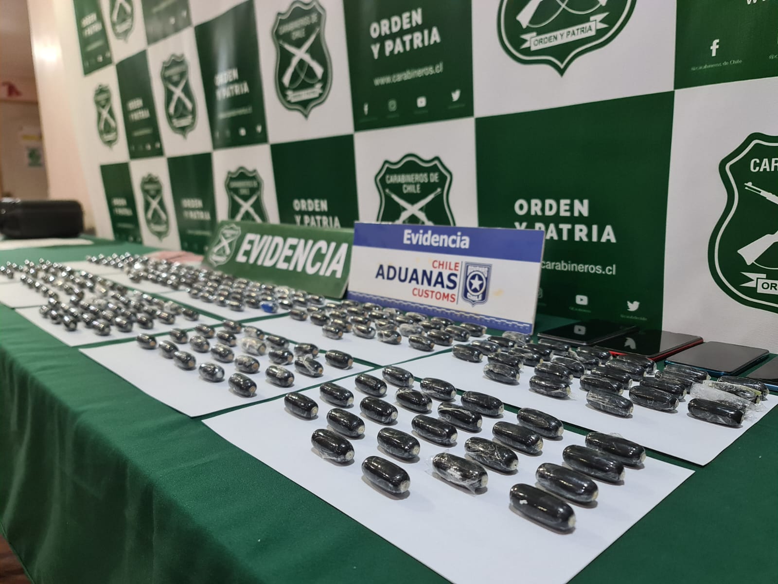 Carabineros detuvo a banda de mujeres expertas en ovoides