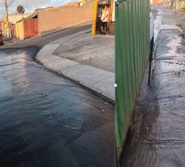 Gran inundación en sector de Pampa Nueva