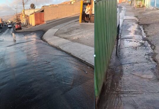 Gran inundación en sector de Pampa Nueva