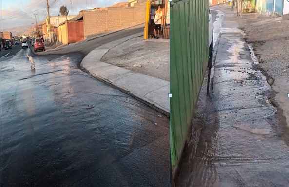 Gran inundación en sector de Pampa Nueva