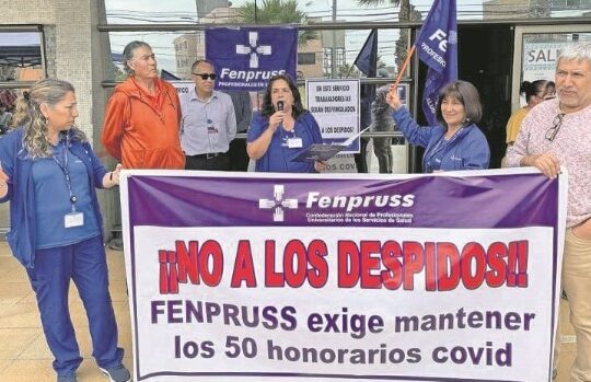 En movilización permanente trabajadores de la Salud por anuncios de despidos