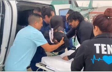 Tremendo debut del helicóptero de Carabineros en Festividad Virgen de las Peñas