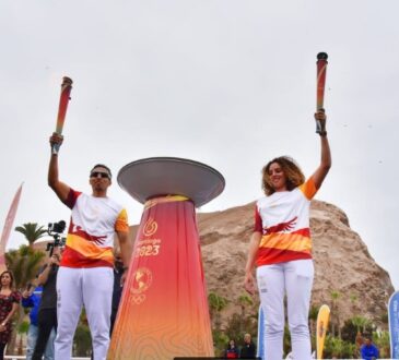 Llama de los Panamericanos recorrió las calles de Arica