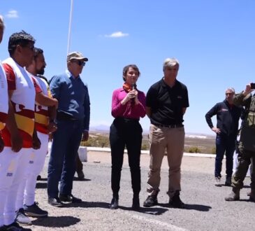 Carolina Tohá y Harold Mayne Nicholls desde Visviri iniciaron los Panamericanos