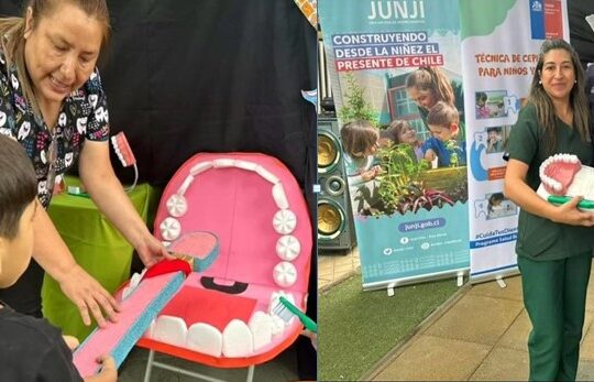 En Jardín Infantil celebraron mes de la Salud Bucal