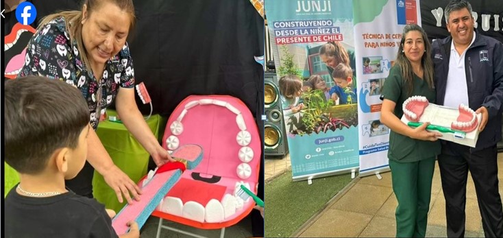 En Jardín Infantil celebraron mes de la Salud Bucal