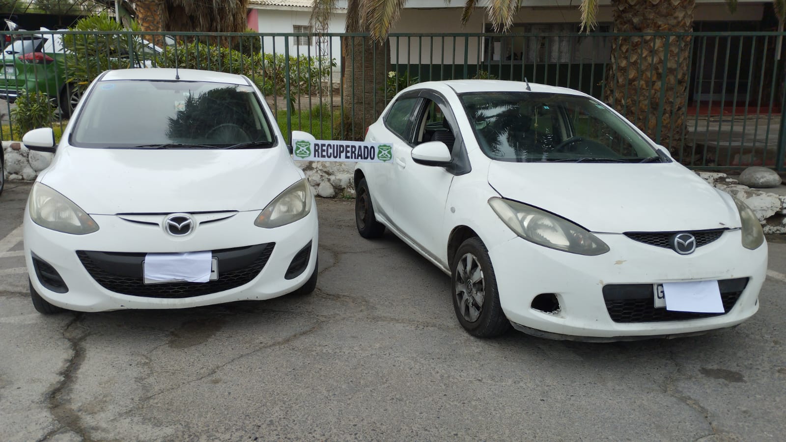 Extranjeros capturados en Poconchile con dos Mazda Demio robados en la madrugada