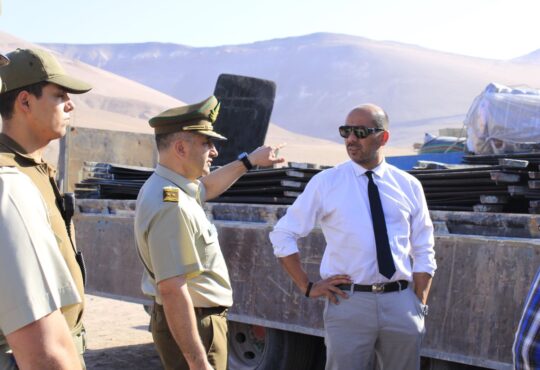 Carabineros interceptó camiones fantasmas en Cuesta el Águila con más de 9.000 kilos de cobre