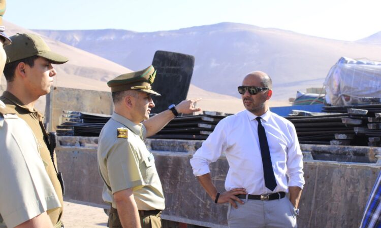 Carabineros interceptó camiones fantasmas en Cuesta el Águila con más de 9.000 kilos de cobre