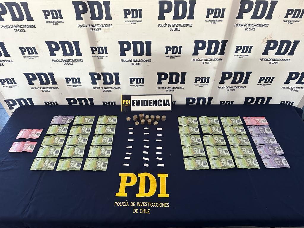 De muerte los adictos: PDI desarticuló punto de venta de drogas en faldeos del Morro