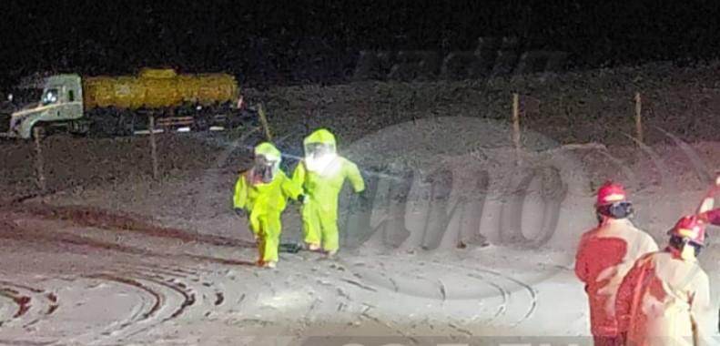 Derrame de ácido enciende alerta en Complejo Fronterizo Santa Rosa