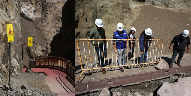 Comienzan obras en Cuevas de Anzota y cierra por 9 meses para dar mayor seguridad a visitantes