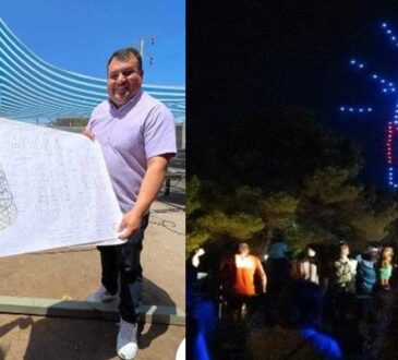 Gigantesco Árbol Navideño bien estructurado se encenderá el domingo 3 en sector Plaza Colón