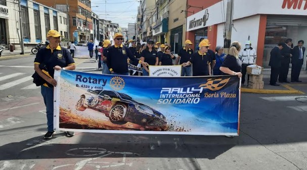 Clubes rotarios ariqueños participaron en el Rally Internacional Solidario Boris Plaza en Tacna