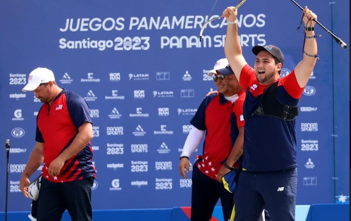 Ricardo Soto se cuelga bronce en el tiro con arco en Santiago 2023
