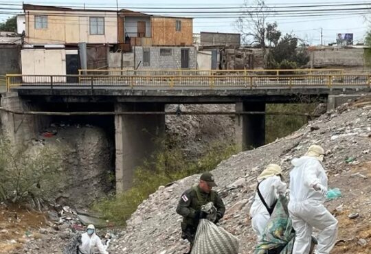 Erradican focos insalubres y peligrosos en el lecho del río San José