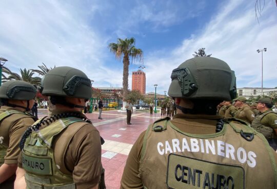 Amplio contingente policial refuerza la seguridad en sectores poblacionales