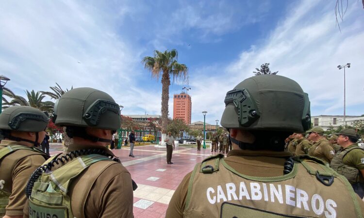 Amplio contingente policial refuerza la seguridad en sectores poblacionales