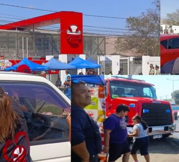 Bomberos comprometidos con la Teletón: Lavaron todos los autos post llovizna