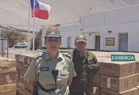 Carabineros incautó 720 millones de pesos en contrabando de cigarrillos