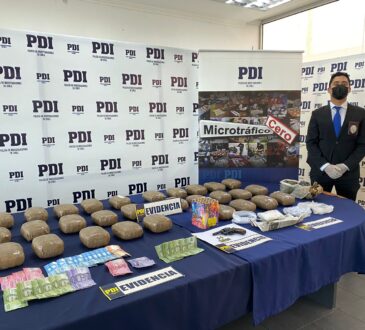 Demoledor golpe de la Fiscalía y PDI a cinco puntos de ventas de drogas en barrios de Arica
