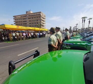 12 nuevos vehículos recibió Carabineros para la seguridad de la comunidad regional