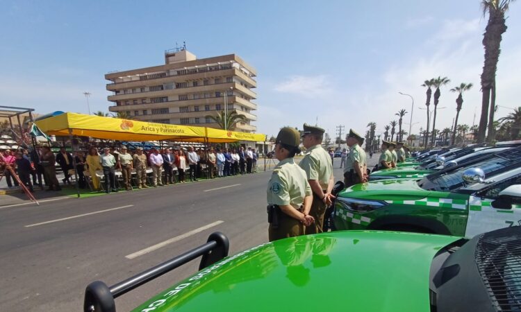 12 nuevos vehículos recibió Carabineros para la seguridad de la comunidad regional