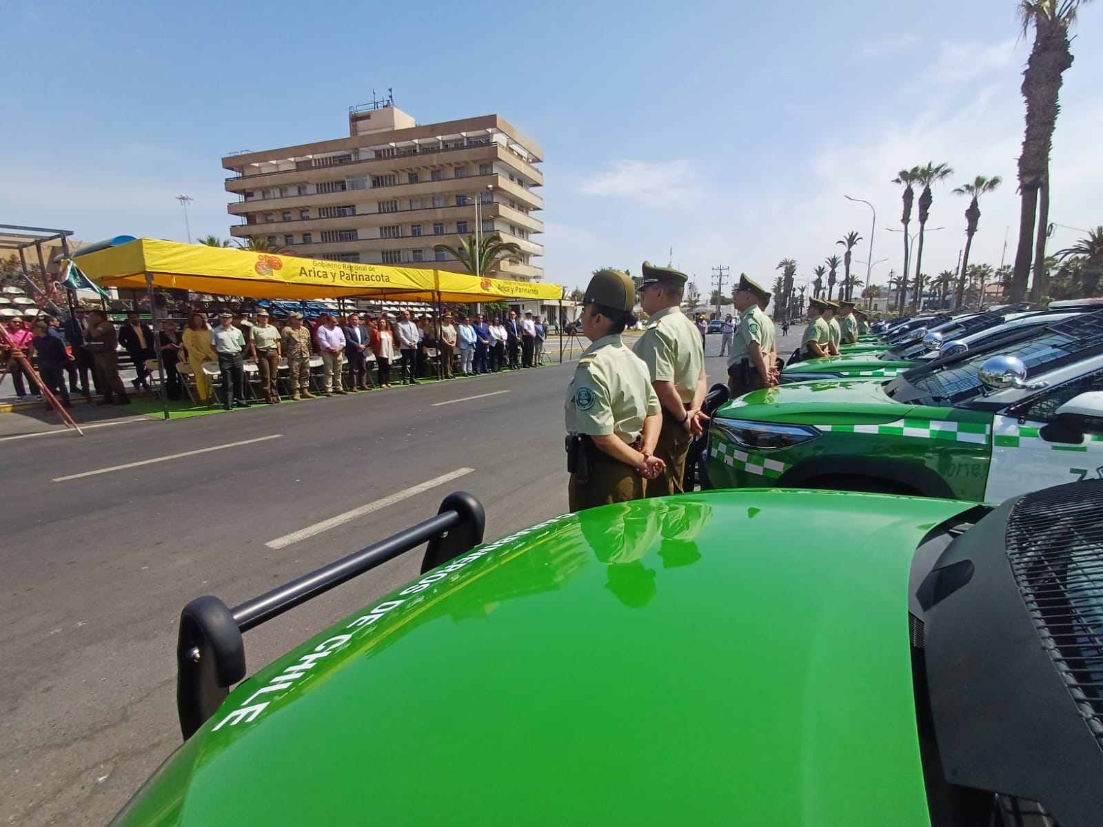 12 nuevos vehículos recibió Carabineros para la seguridad de la comunidad regional