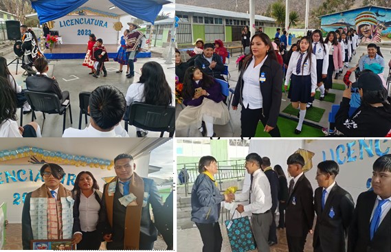 Gran acontecimiento la licenciatura del Cuarto Medio del Liceo Técnico Profesional de Putre