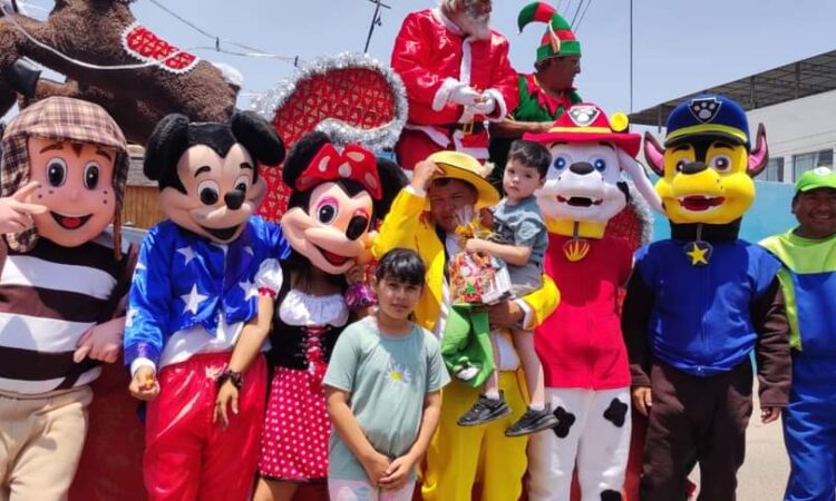 Solidaria Navidad de trabajadores de mar en Arica