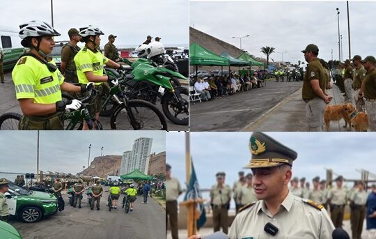 Carabineros inició Plan Verano Seguro para prevenir delincuencia en playas de Arica