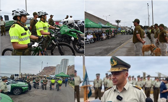 Carabineros inició Plan Verano Seguro para prevenir delincuencia en playas de Arica