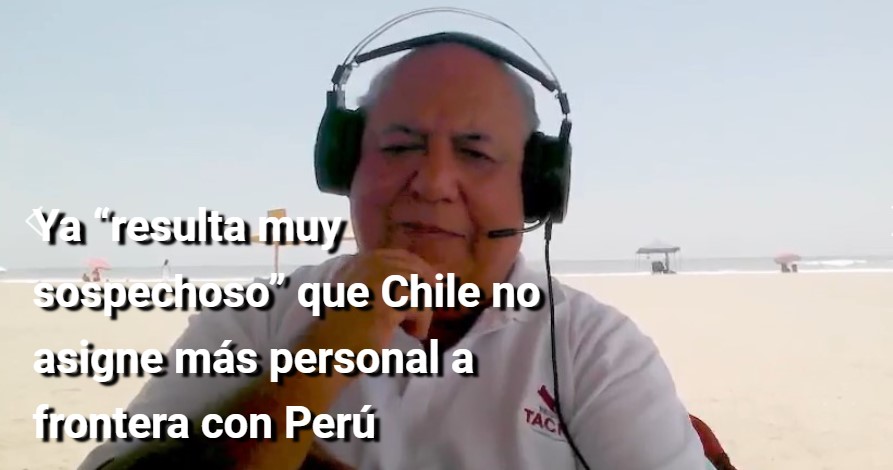 Gobernador de Tacna Lucho Torres “arrastra el poncho” con actitudes anti chilenas