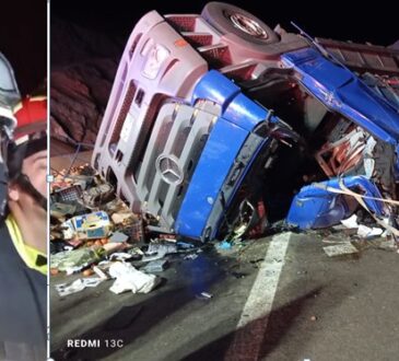 Bomberos rescató 5 sobrevivientes en Camarones lamentablemente 2 niños murieron en el accidente