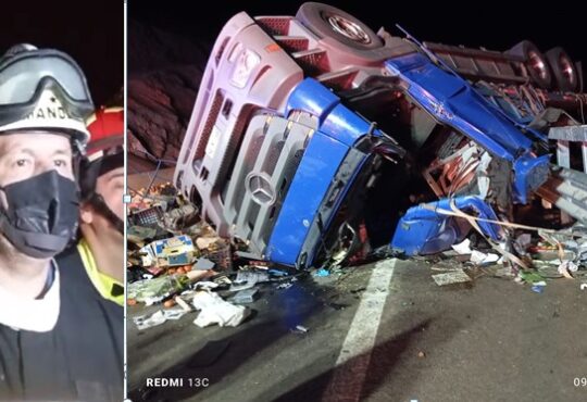 Bomberos rescató 5 sobrevivientes en Camarones lamentablemente 2 niños murieron en el accidente