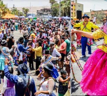 Masiva celebración del Martes de Ch´alla en Arica