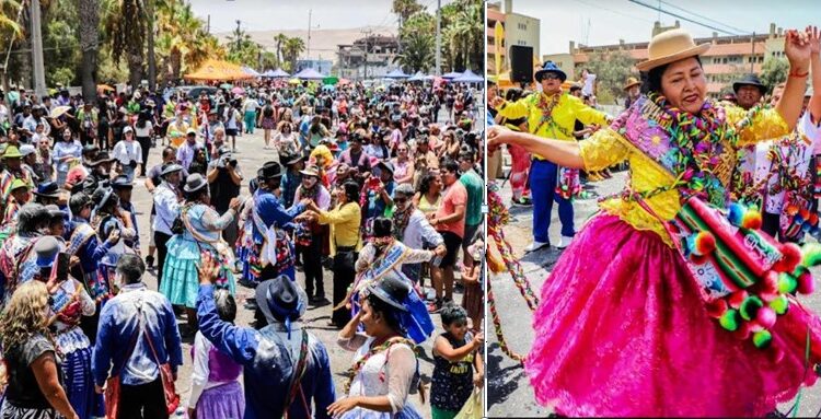 Masiva celebración del Martes de Ch´alla en Arica