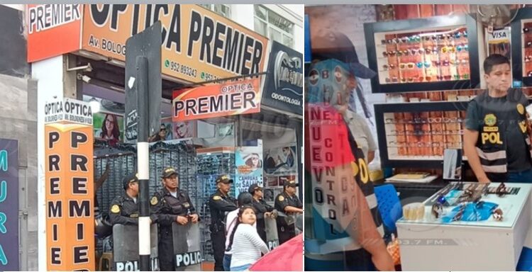 Detenidos y decomisos en las ópticas piratas de Tacna que engañaban a chilenos